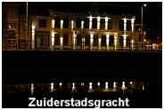 Zuidergrachtswal - Canal at night  - You can enlarge this picture for a better view