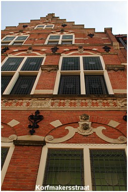 Walk along many historical streets, e.g. the Korfmakersstraat